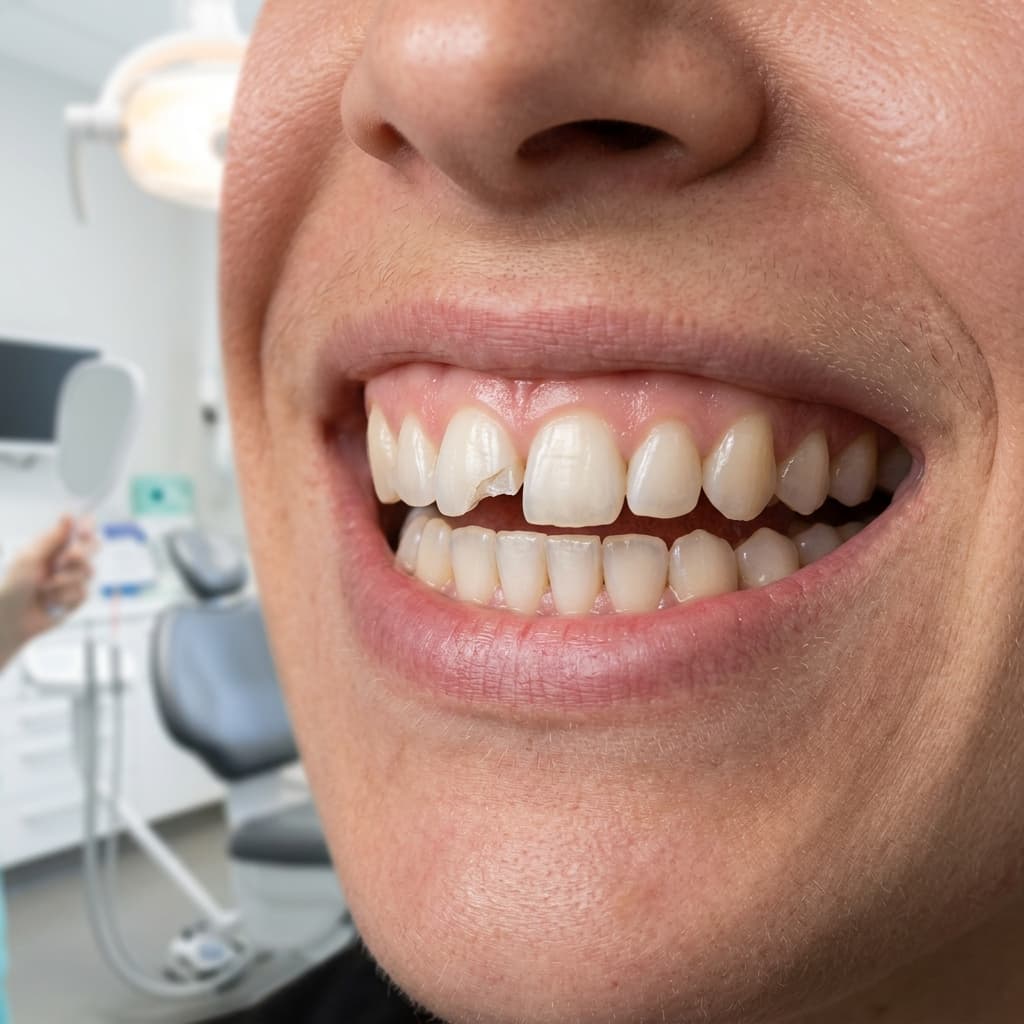 Broken Chipped Teeth at Odonto Lahore